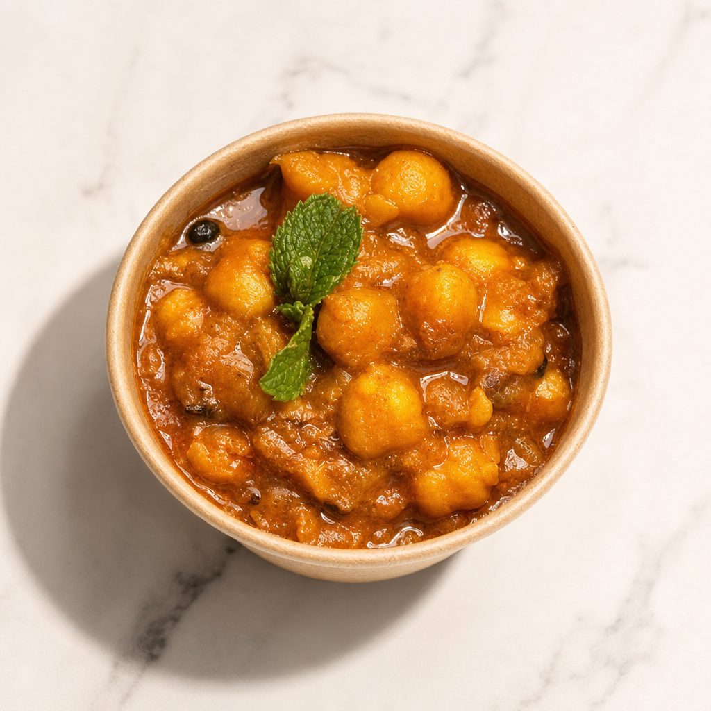 Chana Masala (Chickpeas).