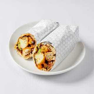 Crispy Cauliflower Naan Wrap
