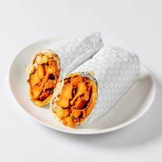 Chicken Tikka Naan Wrap